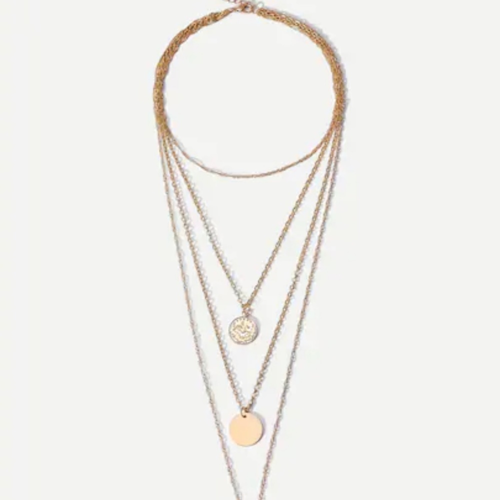 Trifecta- coin necklace